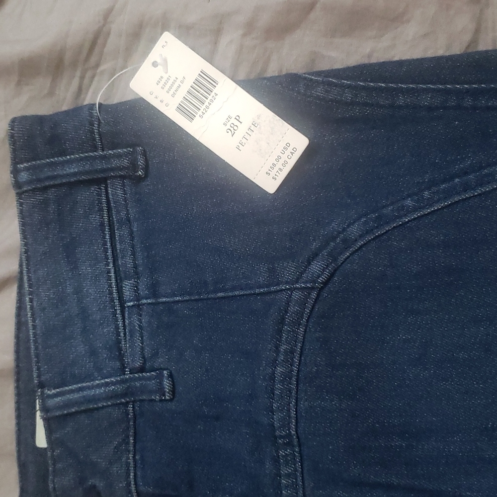 Anthropologie Pilcro  dark denim wide leg size 28P